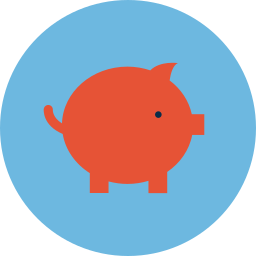 Piggy bank icon