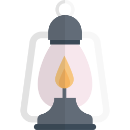 lampada ad olio icona