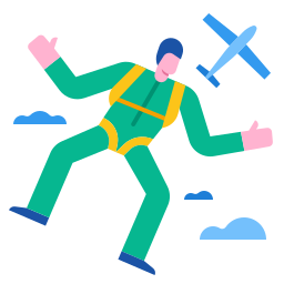 paracadutismo icona
