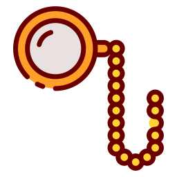 monóculo icono