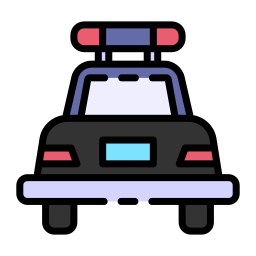 carro de policia Ícone