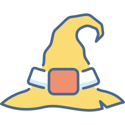 tovenaars hoed icoon