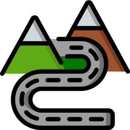 Горная дорога иконка
