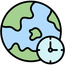 Часовой пояс иконка