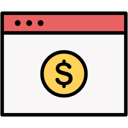 Online payment icon