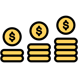 ingresos icono