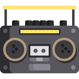 cassetta radiofonica icona