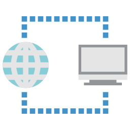 reti di computer icona