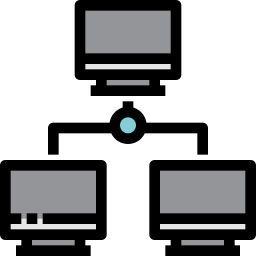 redes de computadoras icono
