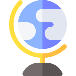 cuadrícula de globo icono