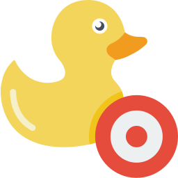 Duck shooting icon