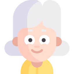 oude vrouw icoon