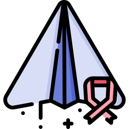 avión de papel icono