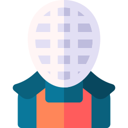 Fencing mask icon