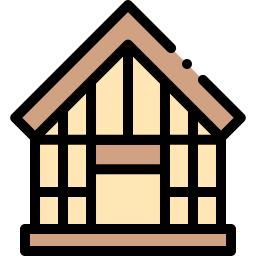 casa de madera icono