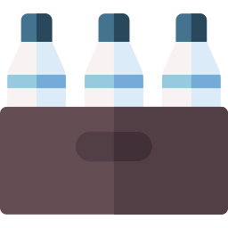 Milk bottle icon