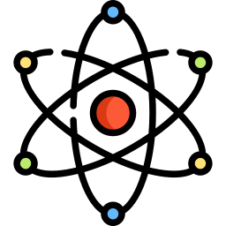 structure atomique Icône