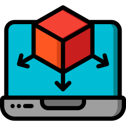 3d cube icon