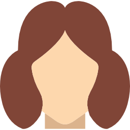 cabello de mujer icono