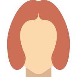 cheveux de femme Icône