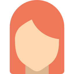 cheveux de femme Icône