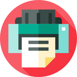 Paper printer icon