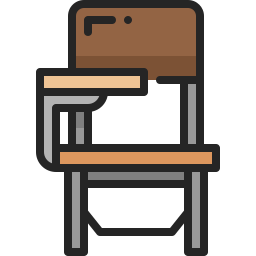 Desk chair icon