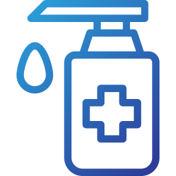 Hand sanitizer icon