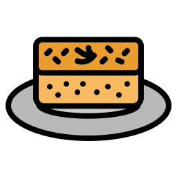 Яичный пирог иконка
