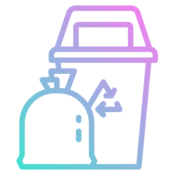 Trash bin icon