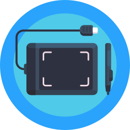 Drawing tablet icon