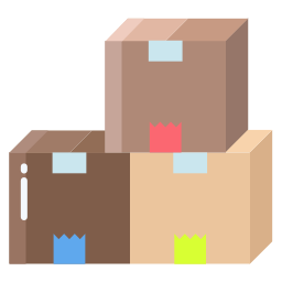 cajas icono