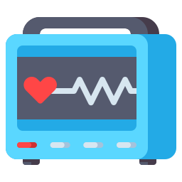 monitorización cardíaca icono