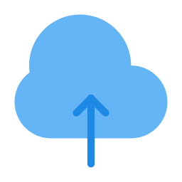 téléchargements dans le cloud Icône