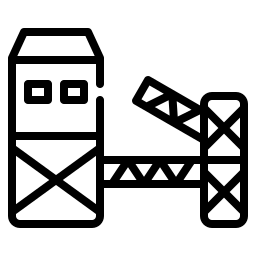 plate-forme pétrolière Icône