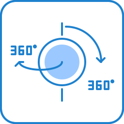 360 degrees icon