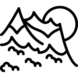 montanhas Ícone