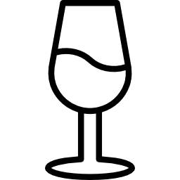 verre de vin Icône