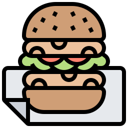 hamburguesa vegana icono