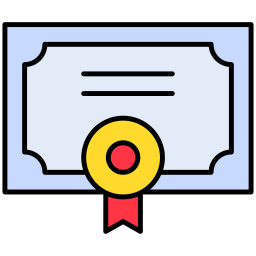 certificado Ícone