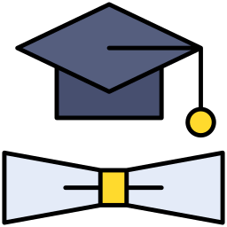 diploma de graduación icono