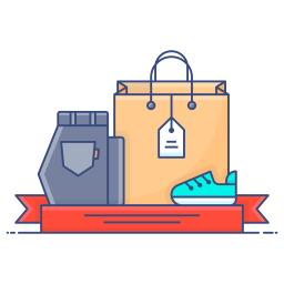 Shopping items icon