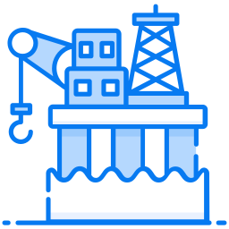 plateforme offshore Icône