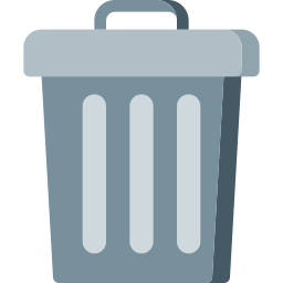 papelera de reciclaje icono