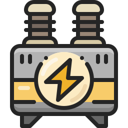 Power transformer icon