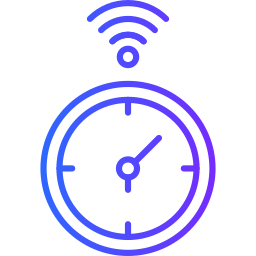 Smart clock icon