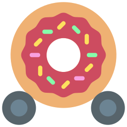 Doughnut truck icon