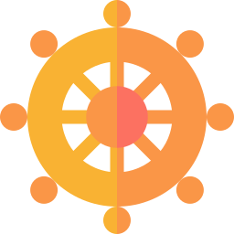 rueda del dharma icono