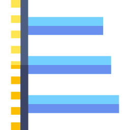 diagramme à bandes Icône