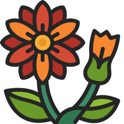 Wild flower icon